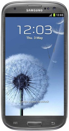 Смартфон Samsung Galaxy S3 GT-I9300 16Gb Titanium grey - Мценск